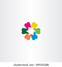 teeth vector logo colorful icon design