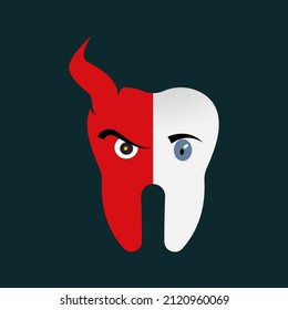 teeth vector sign or symbol. tooth icon. vector illustration