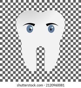 teeth vector sign or symbol. tooth icon. vector illustration