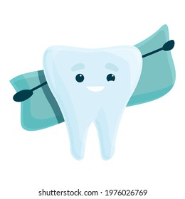 Teeth whitening icon. Cartoon of Teeth whitening vector icon for web design isolated on white background