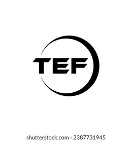 TEF Letter Logo Design, Inspiration for a Unique Identity. Modern Elegance and Creative Design. Watermark Your Success with the Striking this Logo.