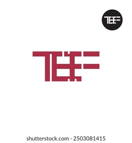 TEF Logo Letter Monogram Design
