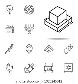 Tefillin icon. Judaism icons universal set for web and mobile
