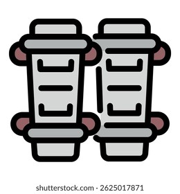 Tefillin, também conhecido como filocracias, simbolizando a oração judaica e a conexão com a fé