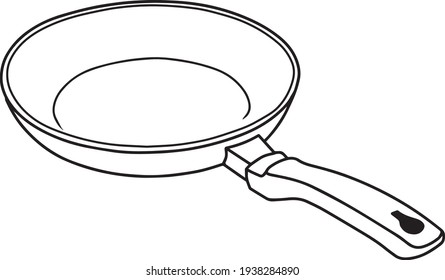 teflon line vector illustration isolated on white background 