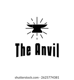 teh anvil logo design concept idea
