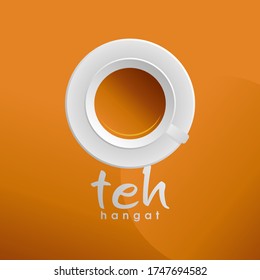Teh hangat or aesthetic tea