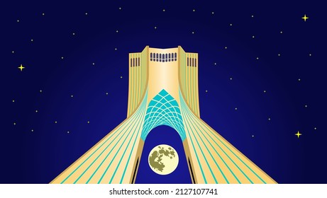 Torre de la Libertad de Teherán, Irán,
Arquitecto Hossein Amanat