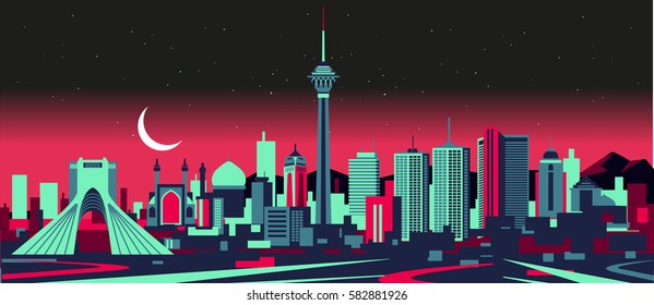 Tehran Skyline