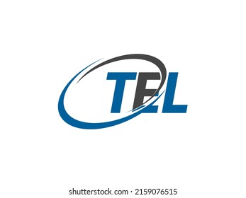 TEL Letter Creative moderne, elegante Swooosh Logo Design