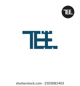 TEL Logo Letter Monogram Design