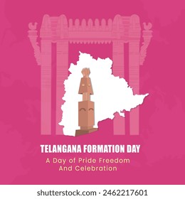 Telangana state formation day greetings Telangana state symbol