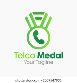 Telco Medal Logo Design Template. Good for Business, Agency, Community and Organization