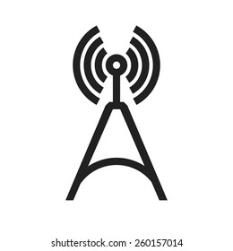 Tele cmmunication Tower vector image to be used in web applications, mobile applications and print media.