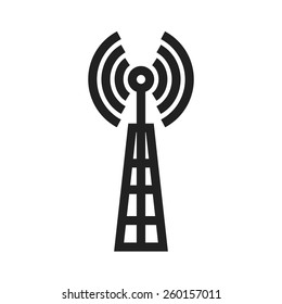 Tele communication Tower vector image to be used in web applications, mobile applications and print media.