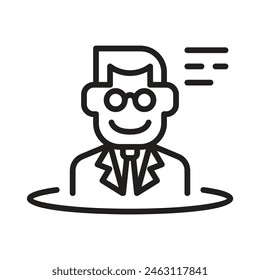 Tele medicine icon in thin line style. Vector illustration graphic design