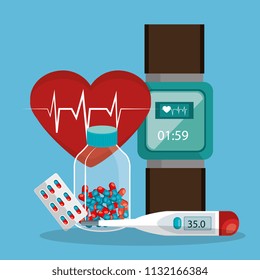 tele medicine online with smartwatch