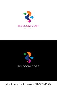 Telecom Corporation Logo Teamplate.