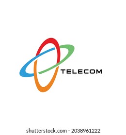 Inspiración del logotipo vectorial listo para TELECOM