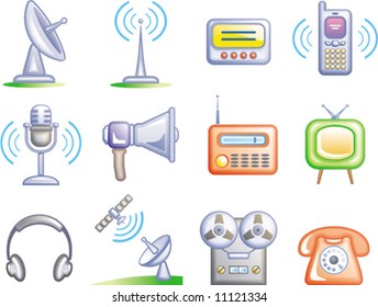 Telecom - Vector Icons Set