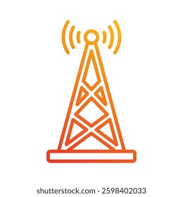 Telecommunication Icon Element For Design