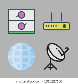 telecommunication icons set. vector set about [ iconsRandom] icons set.