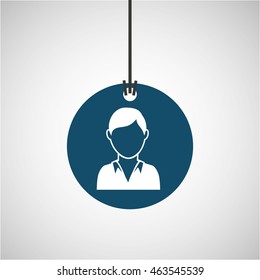 telecommunication support technical service icon, vector illustration