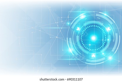 Telecommunication Technology Innovation Concept Background Design Stock ...