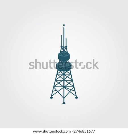 Telecommunication tower, industrial structure, broadcast, height