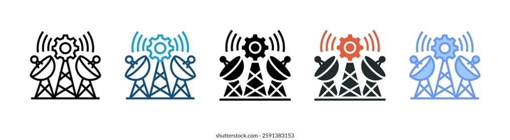 Telecommunications Icon Element For Design