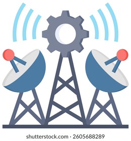 Telecommunications Icon Element For Design