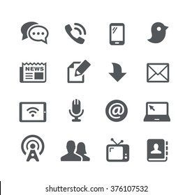 Telecommunications Icons // Utility Series