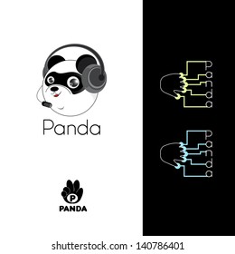 telecommunications media panda internet vector