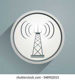 Telecommunications tower icon
