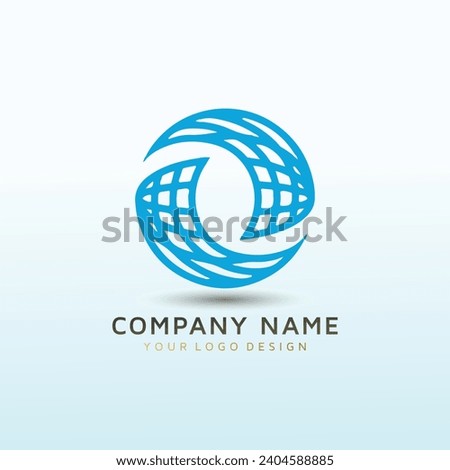 telecoms network services logo design
