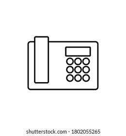 telefon office icon , outline style