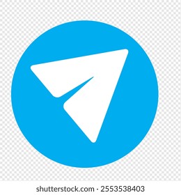 Telegram logo. Telegram is a cloud-based instant messaging application that can be used to share messages, photos, videos, files, and make voice or video calls.