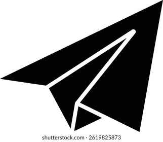 Telegram vector icon. Can be used for printing, mobile and web applications.