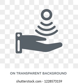 Telekinesis icon.Trendy flat vector Telekinesis icon on transparent background from Artificial Intelligence, Future Technology collection. High quality filled Telekinesis symbol use for web and mobile