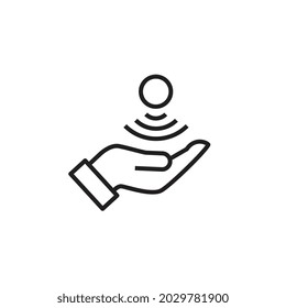 telekinesis Line icon for business website,apps, and many more