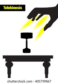 Telekinesis. Paranormal abilities.The ability of the human mind.