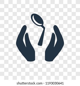Telekinesis vector icon isolated on transparent background, Telekinesis transparency logo concept