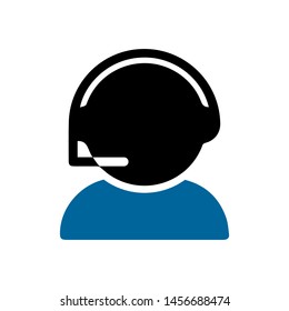 telemarketers icon. Logo element illustration. telemarketers symbol design. colored collection. telemarketers concept. Can be used in web and mobile