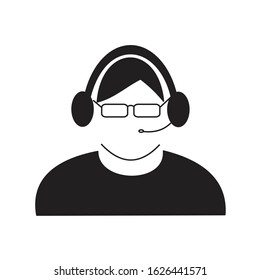telemarketers icon. Logo element illustration. telemarketers symbol design. colored collection. telemarketers concept. line draw