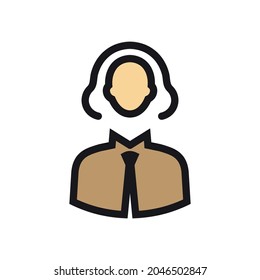 telemarketers icon. Logo element illustration. telemarketers symbol design. colored collection. telemarketers concept. Can be used in web and mobile