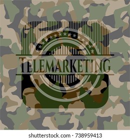 Telemarketing camouflaged emblem