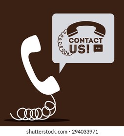 Telemarketing digital design, vector illustration eps 10