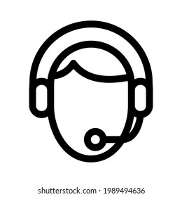telemarketing icon or logo isolated sign symbol vector illustration - high quality black style vector icons
