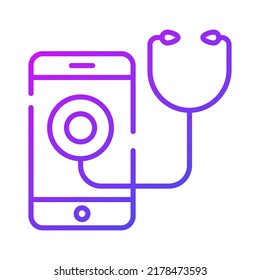 telesalud Diseño de conceptos modernos, ilustración vectorial