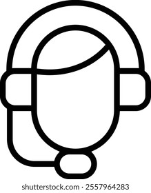 teleoperator icon. Thin linear style design isolated on white background
